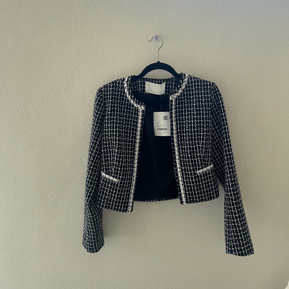 Oak + Fort Tweed Jackey NWT